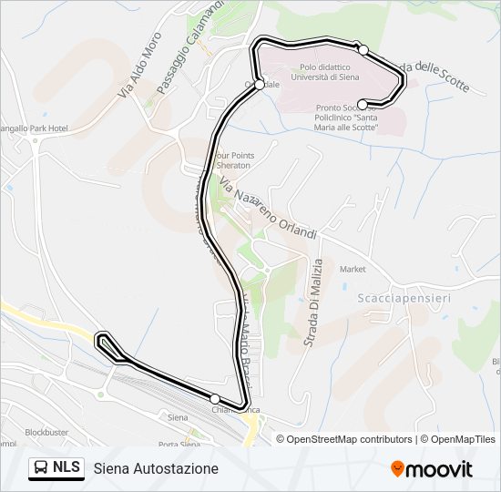 NLS Bus Line Map