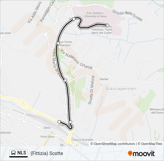 NLS Bus Line Map