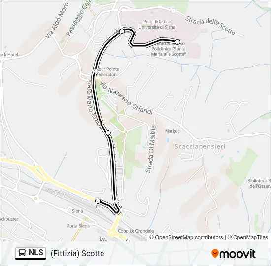 NLS Bus Line Map