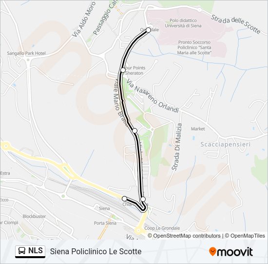 NLS Bus Line Map