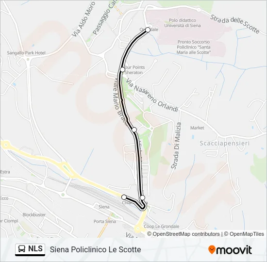 NLS Bus Line Map