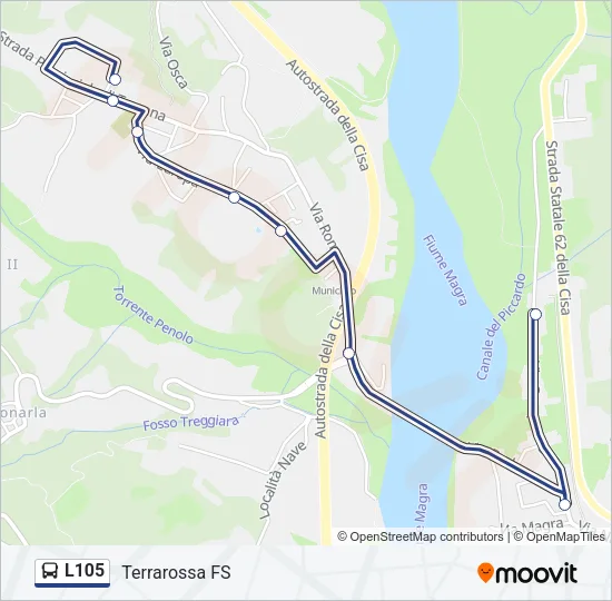 L105  Line Map