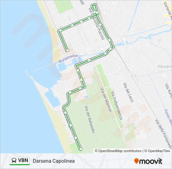VBN Bus Line Map