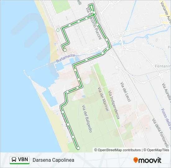 VBN Bus Line Map