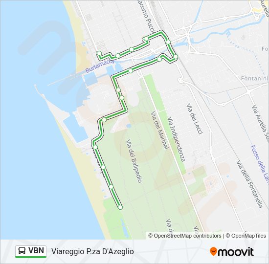 VBN Bus Line Map