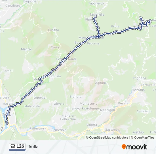 L26 Bus Line Map