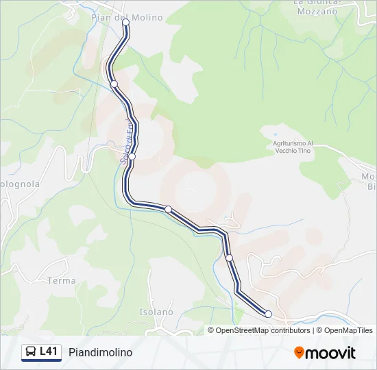 L41  Line Map