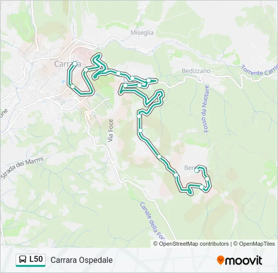 L50  Line Map