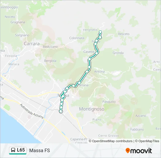 L65  Line Map