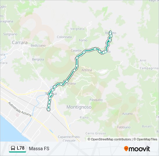 L78 Bus Line Map