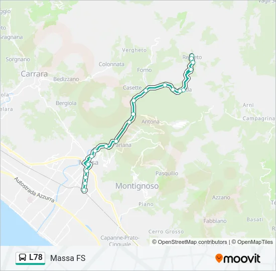L78 Bus Line Map