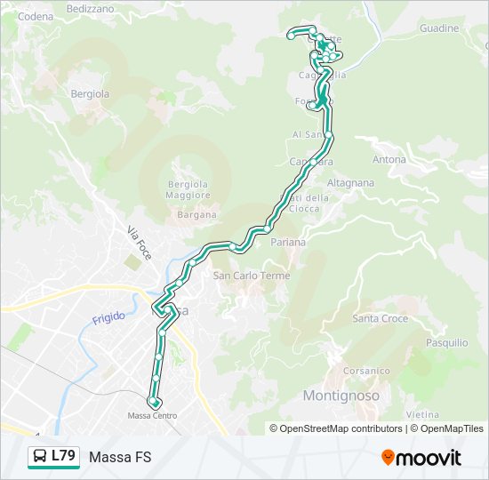 L79 Bus Line Map