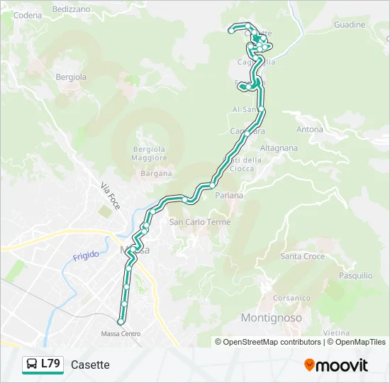 L79 Bus Line Map
