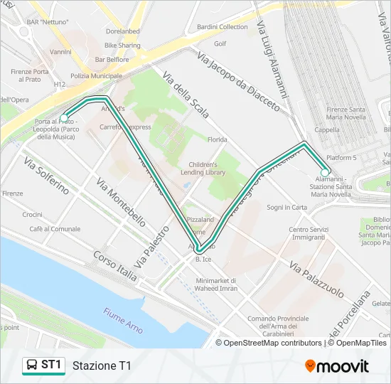 ST1  Line Map