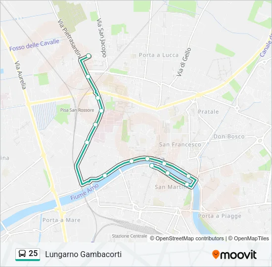 25  Line Map