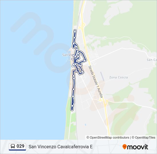 029 Bus Line Map
