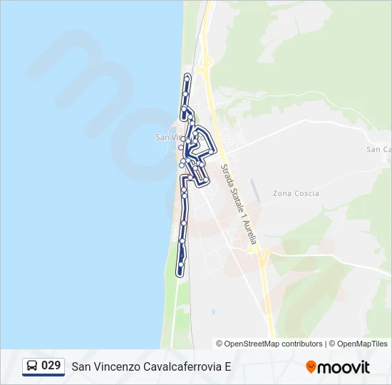 029 Bus Line Map