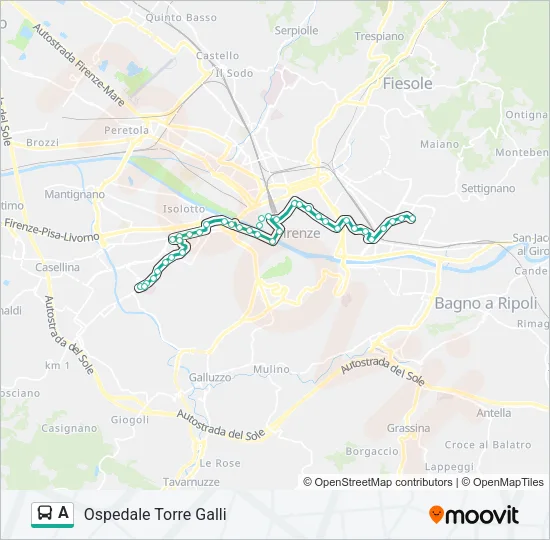 A Bus Line Map