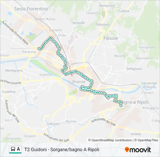 A Bus Line Map