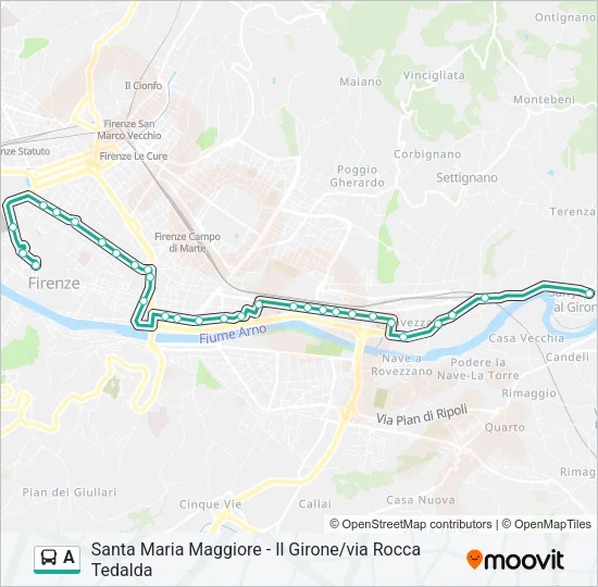 A Bus Line Map