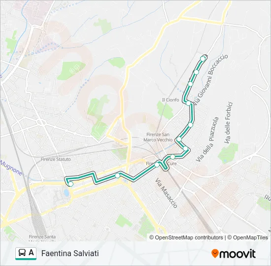 A Bus Line Map