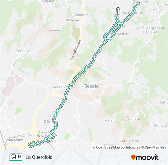 D  Line Map