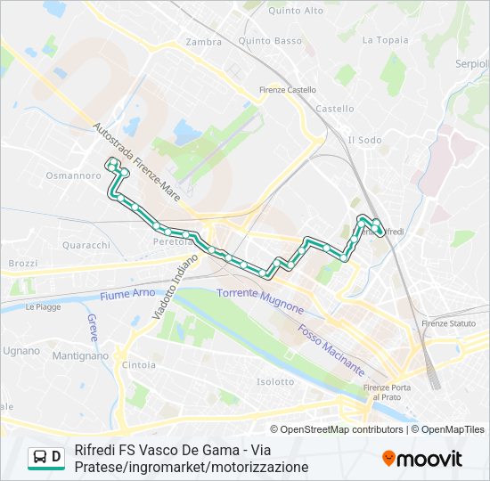 D  Line Map