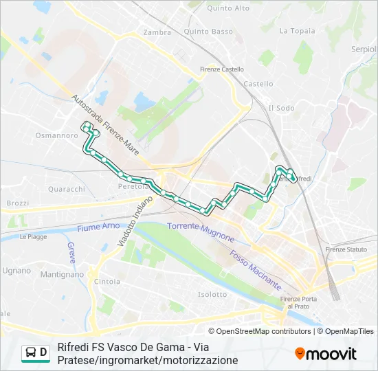 D Bus Line Map