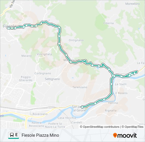 E  Line Map