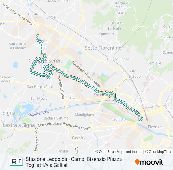 F  Line Map