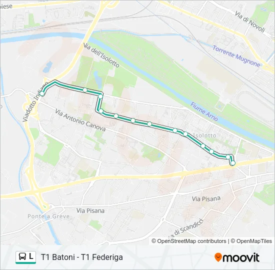 L  Line Map