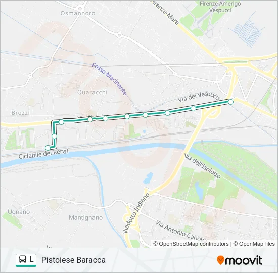 L  Line Map
