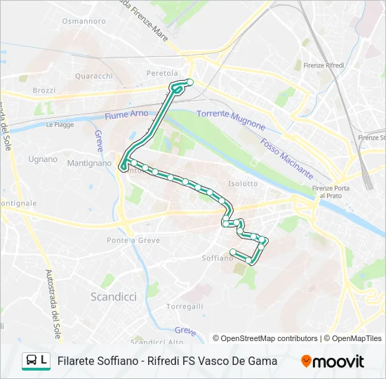 L  Line Map