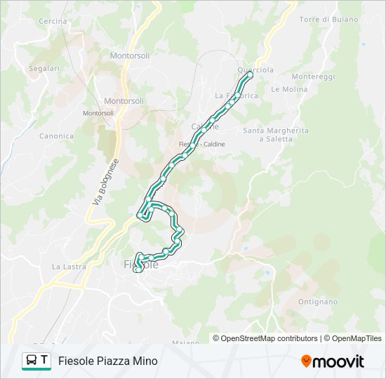 T  Line Map