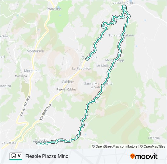 V  Line Map