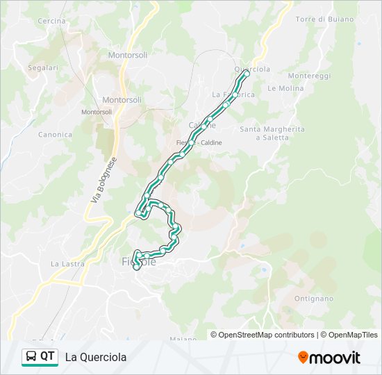 QT  Line Map