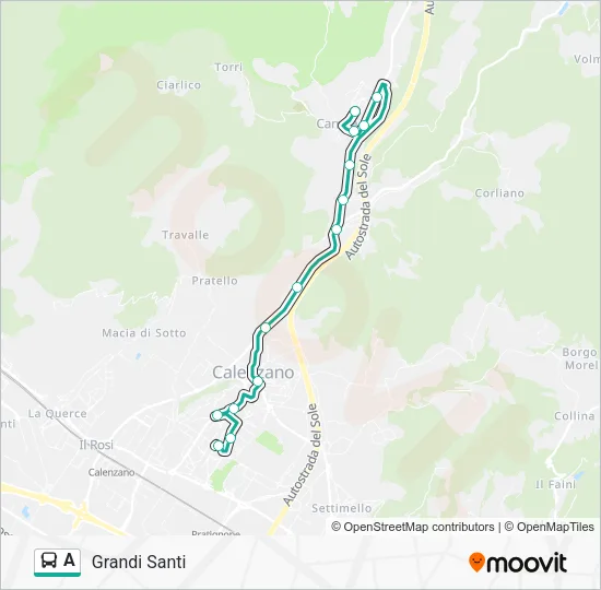 A Bus Line Map