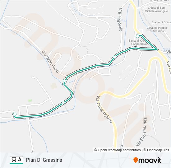 A Bus Line Map