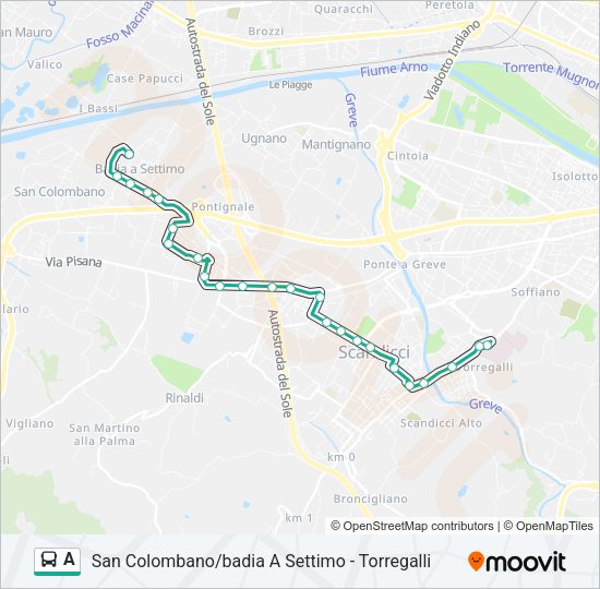 A Bus Line Map