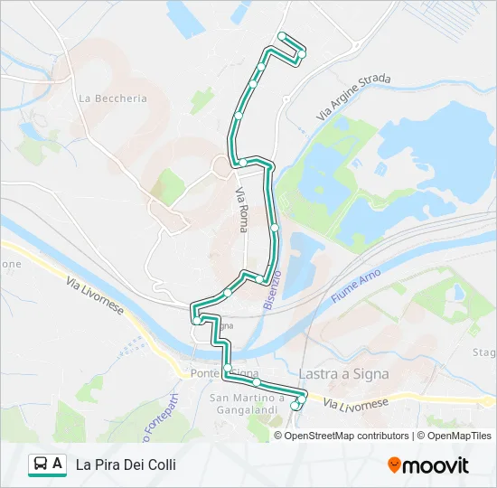 A Bus Line Map