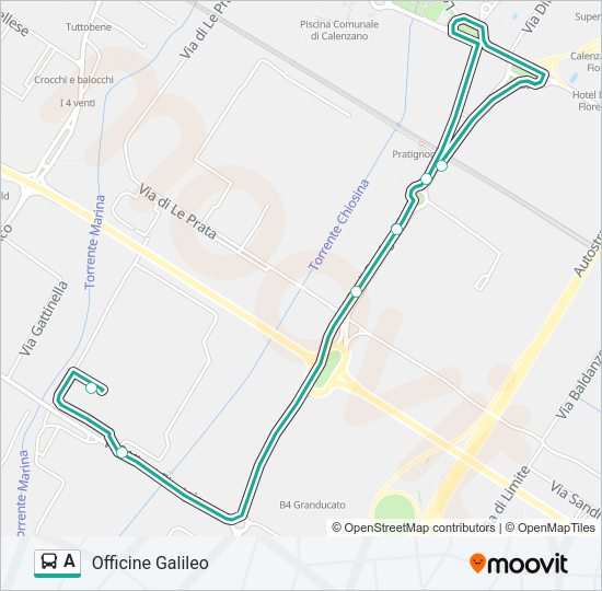 A Bus Line Map