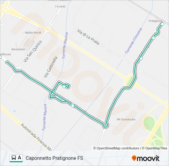 A Bus Line Map