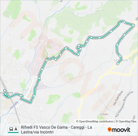 A Bus Line Map
