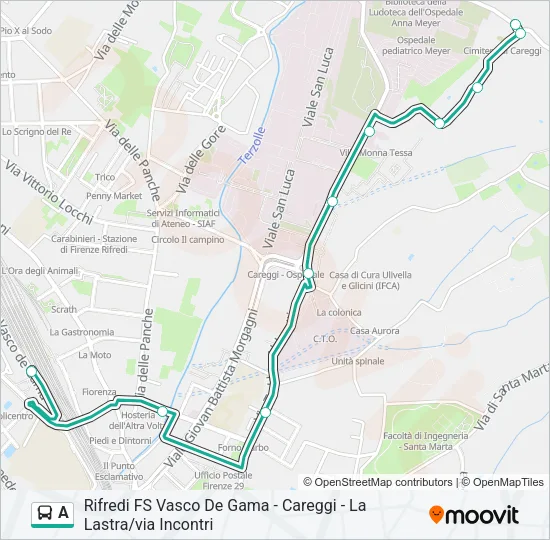 A Bus Line Map