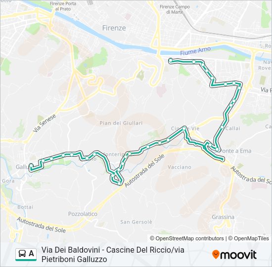 A Bus Line Map