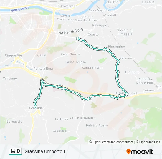 D Bus Line Map