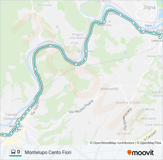 D Bus Line Map