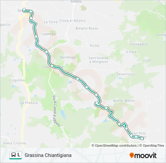L Bus Line Map