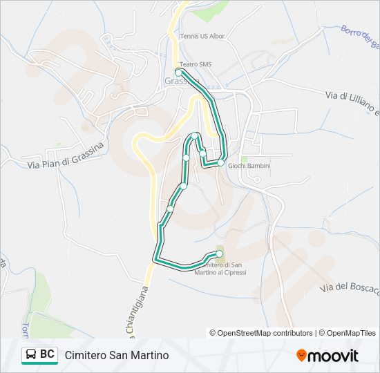 BC Bus Line Map