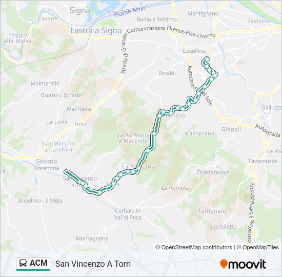 ACM Bus Line Map